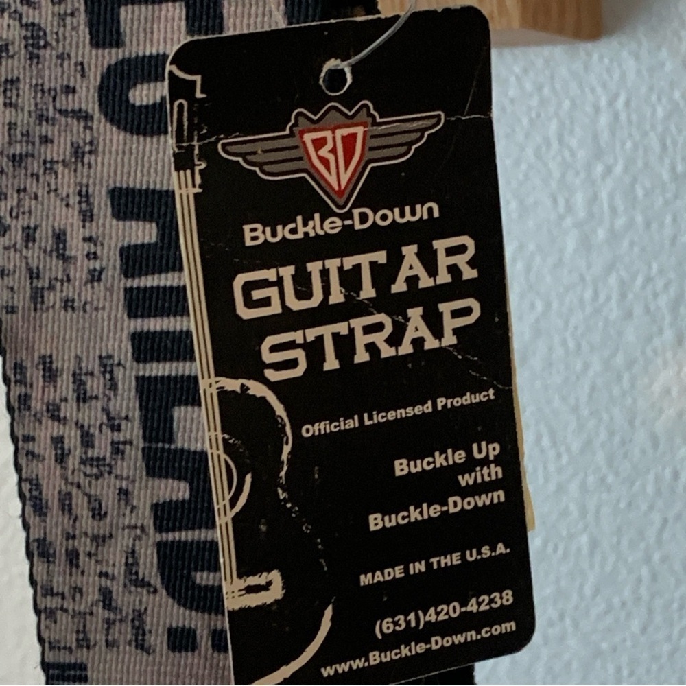 Harry Potter x Buckle-Down Guitar Strap Nylon Adjustable RARE NWT Newspaper USA - Picture 8 of 16